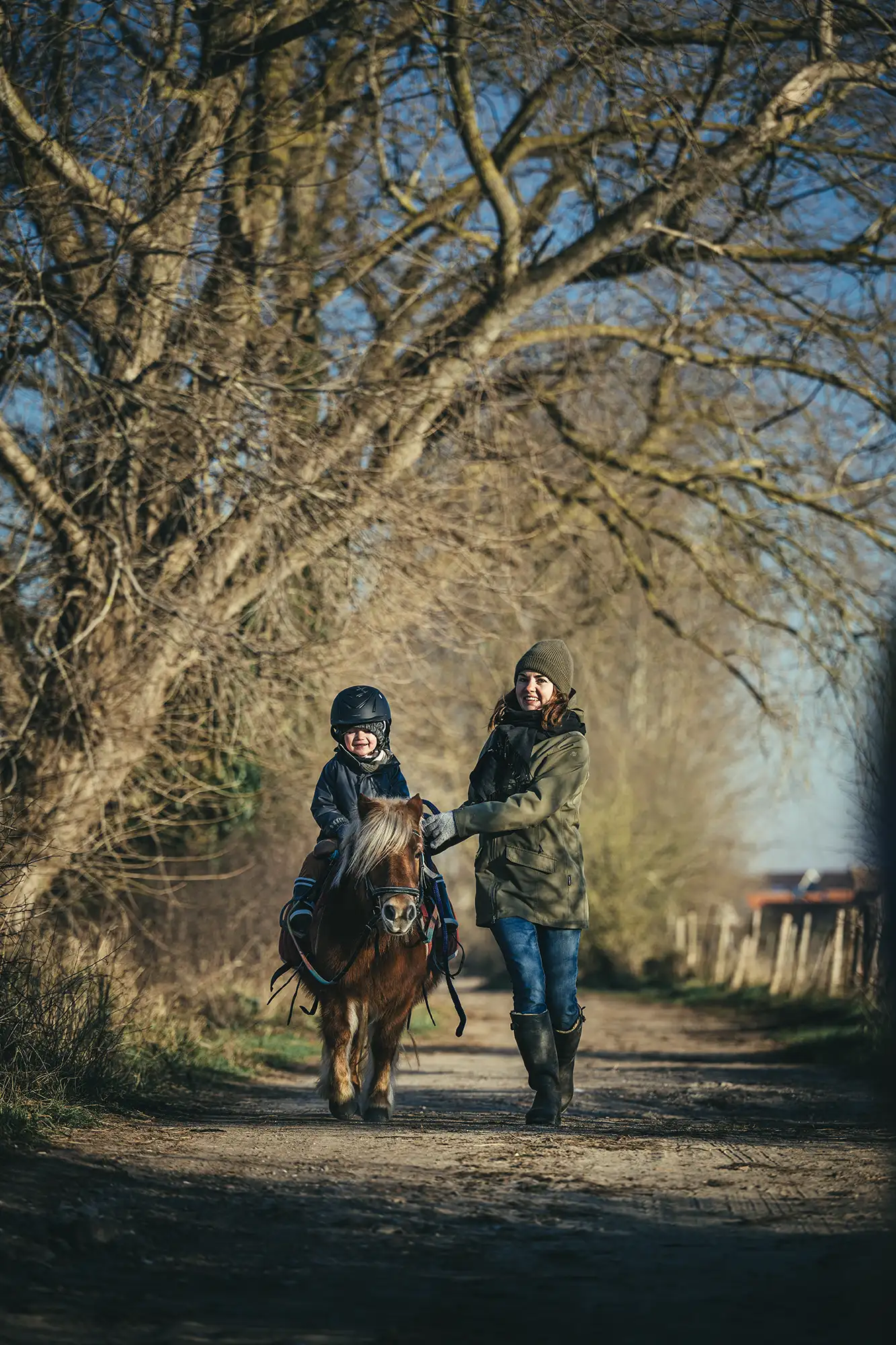 Tour à poney pour les enfants